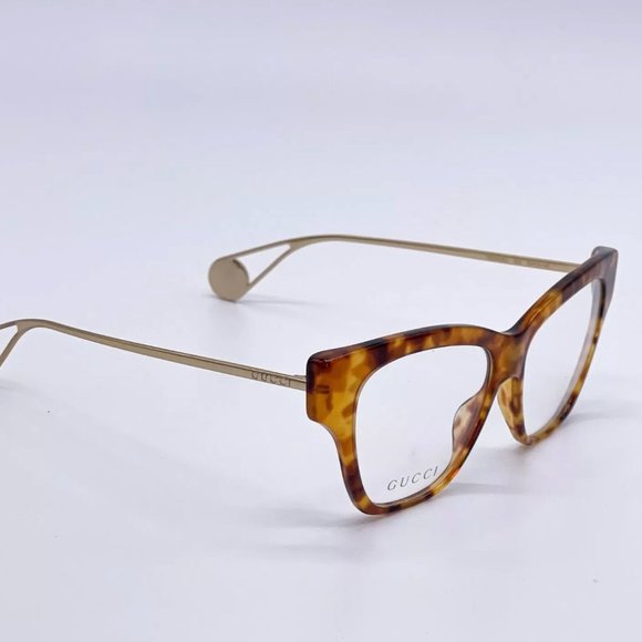 Sale! New Gucci Women\'s 52mm Havana Cat Eye Eyeglasses!
